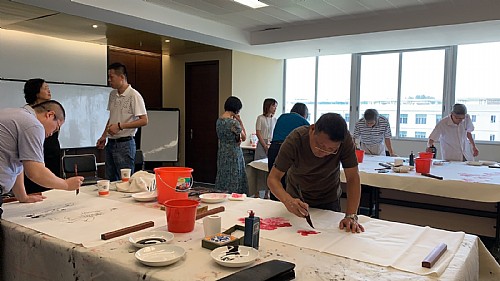 七月盛夏，书法燃情